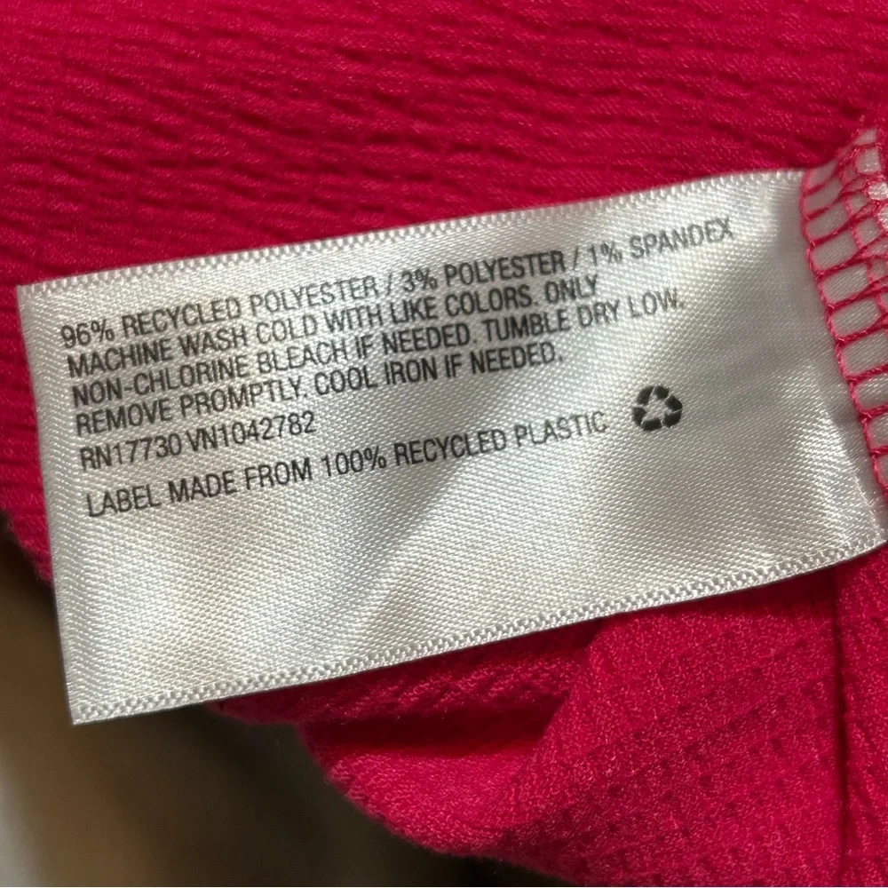 Ava & Viv Babydoll Empire Waist Pullover Dress NWT Pockets Sleeveless Pink Sz 4X - Picture 7 of 9